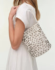 Mccall Laser Cut Leather Bucket Bag Cream Hobo & Shoulder Simkhai