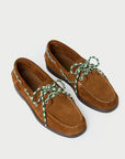 Franco Suede Boat Shoe Cacao Flats - Loafer Loeffler Randall