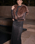 Kira Vest Dark Brown Outerwear - Vest Misa