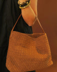 Woven Marin Bag Brown Hobo & Shoulder AC