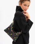 Flat Clutch Paraffine Bonbon Studs Black Clutch Clare V.