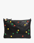 Flat Clutch Paraffine Bonbon Studs Black Clutch Clare V.
