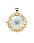 Forever La Vie En Soleil Carved Mother of Pearl Stone Pendant Necklaces Jane Win