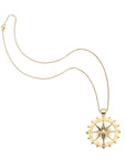 Forever Sundial Cutout Pendant Coin 16-18" Classic Rolo Necklaces Jane Win