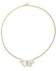 Freedom Stone Butterfly Necklace Mother Of Pearl Necklaces Jane Win