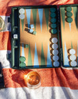 Navy Backgammon Board Home Decor - Games Gammn