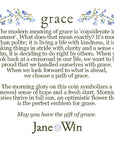 Grace Small Pendant Coin 16-18" Satellite Chain Necklaces Jane Win