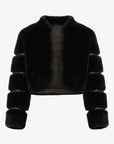 Abril Faux Fur Jacket Black Jackets - Blazers Caballero