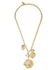 Carmen Charm Necklace Antique Gold Necklaces Mignonne Gavigan