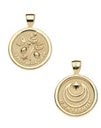Gratitude Small Pendant Coin 16-18" Classic Rolo Necklaces Jane Win