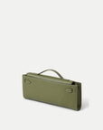 Dash Clutch Leather Stone Army Clutch Veronica Beard