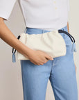 Small Stash Leather Crossbody Off White Multi Crossbody Veronica Beard