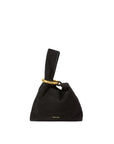 Suede Swing Bag Black Clutch Veronica Beard