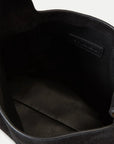 Suede Swing Bag Black Clutch Veronica Beard