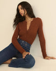 Heath Cashmere Henley Ember