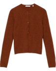 Heath Cashmere Henley Ember Sweater - V-Neck Doen