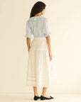 Henri Top Alice Blue Tops - Blouses Doen