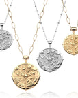 Hope Small Pendant Coin 16-18" Classic Rolo Necklaces Jane Win