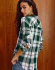 Hunter Shirt Game Day Green Tops - Button Down Rails