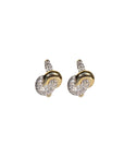 Love Knot Studs Gold and Silver Duo Earrings Native Gem