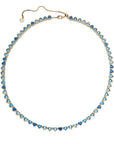 Made From Love Tennis Necklace Ocean Blue Ombre Necklaces Jane Win