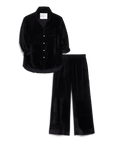 Tuscany Velvet Getaway Set Black Tops - Button Down Frank & Eileen