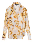 Daria French Cuff Silk Blouse Wild Horse Tops - Button Down catherinegee