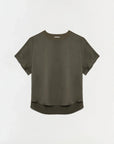 Addy Satin Combo Tee Sea Turtle Tops - Tees Simkhai