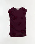 Tessa Floral Applique Top Fig Tops - Blouses Simkhai