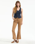 Carson Kick-Flare Jean Acorn Denim - Flare & Wide Leg Veronica Beard