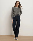 Leah Straight-leg Jean Indigo Rinse Denim - Straight Veronica Beard