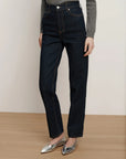 Leah Straight-leg Jean Indigo Rinse Denim - Straight Veronica Beard
