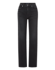 Leah Straight-Leg Jean Washed Onyx Denim - Straight Veronica Beard