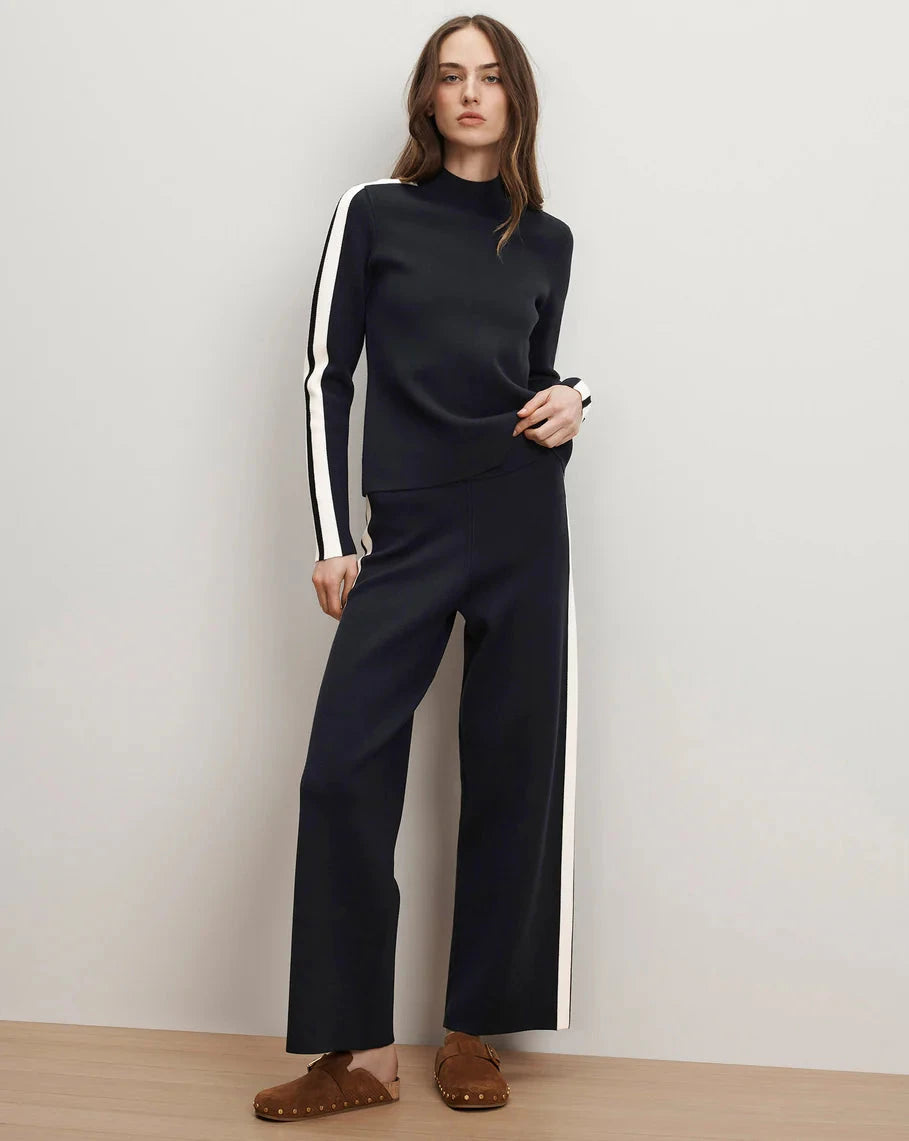 Asante Knit Pullover Navy – Peter Kate