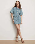 Malcom Jacket Silver Dust Jackets - Denim Veronica Beard