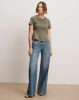 Syverin Tee Stone Army Tops - Tees Veronica Beard