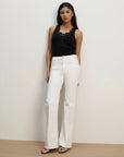 Narcisa Embroidered Tank Black Tops - Tanks Veronica Beard