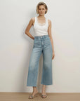 Narcisa Embroidered Tank White Tops - Tanks Veronica Beard