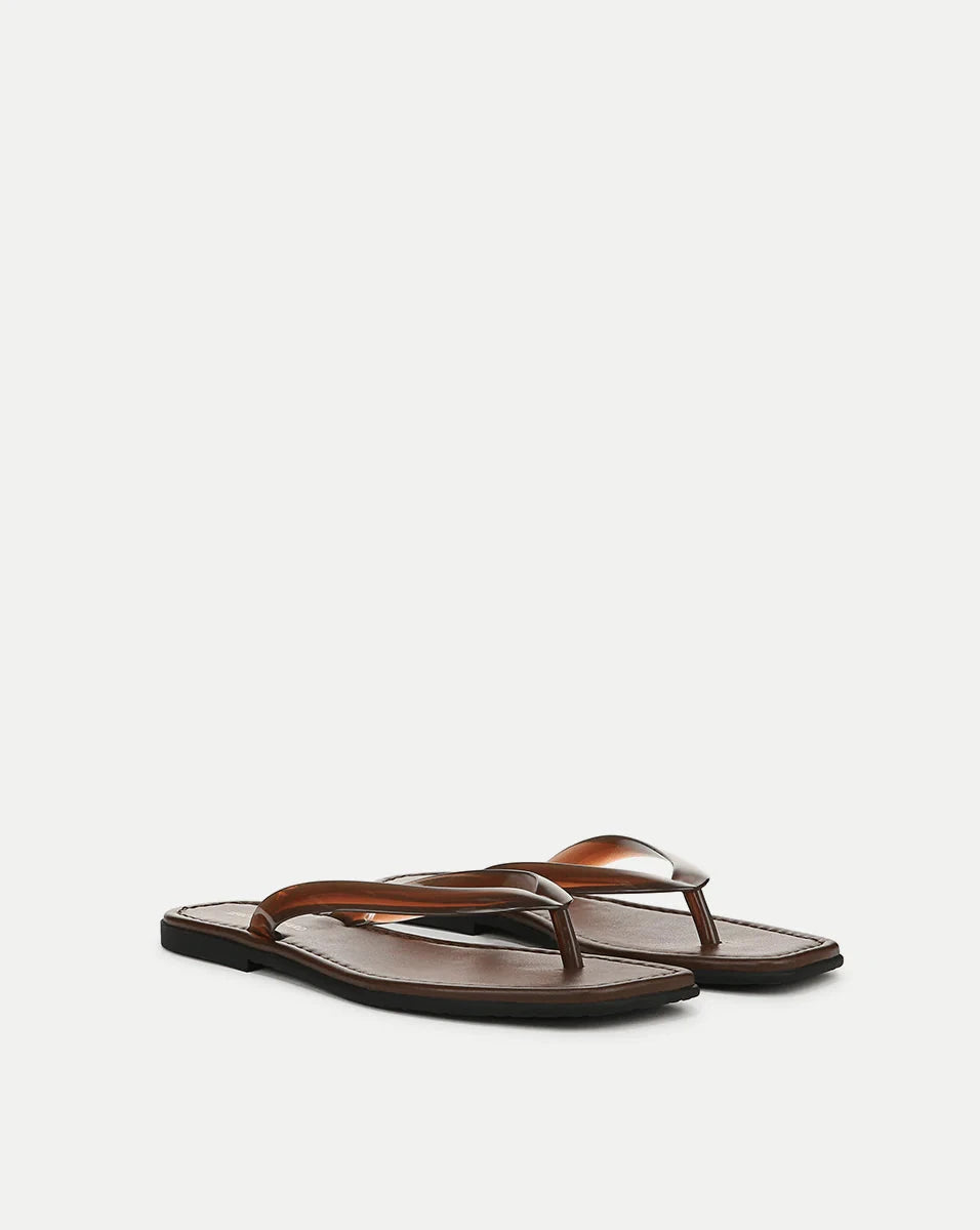 Clea Jelly Flip-Flop Sandal Hazelwood – Peter Kate