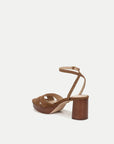 Drina Platform Bock Heel Sandal Hazelwood Sandals - Heeled Sandals Veronica Beard - Shoes