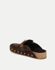 Fern Embellished Clog Espresso Flats - Mule Veronica Beard - Shoes
