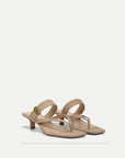 Salva Dash Kitten Heel Sandal Sand Sandals - Heeled Sandals Veronica Beard - Shoes