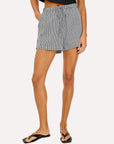 Jenner Short Gingham Black Shorts Rails