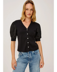 Jessie Shirt Black Tops - Blouses Rails