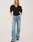 Jessie Shirt Black Tops - Blouses Rails