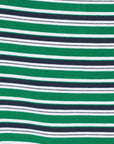 Marine Knit Polo Kelly Green Stripe polo Simkhai