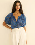 June Top Eartha Paisley Tops - Blouses Doen