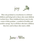 Joy Small Pendant Coin 16-18" Classic Rolo Necklaces Jane Win