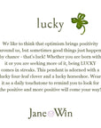 Lucky Petite Embellished Coin 16"- 18" Classic Rolo Necklaces Jane Win