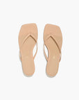Square Toe Julia Suede Sunkissed Sandals - Heeled Sandals Tkees